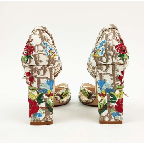 52 - CHRISTIAN DIOR VINTAGE SHOES, Diorissimo 2005, from runway collection by John Galliano, limited edit... 