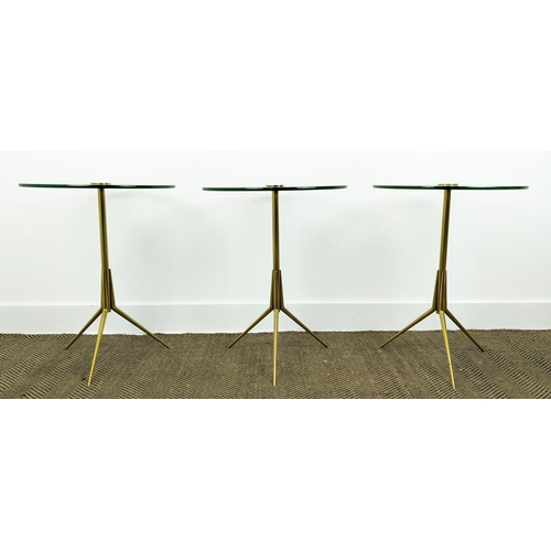 301 - PAOLO MOSCHINO MARTIN SIDE TABLES, a set of three, 47cm x 60.5cm H. (3)