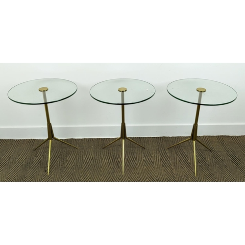 301 - PAOLO MOSCHINO MARTIN SIDE TABLES, a set of three, 47cm x 60.5cm H. (3)