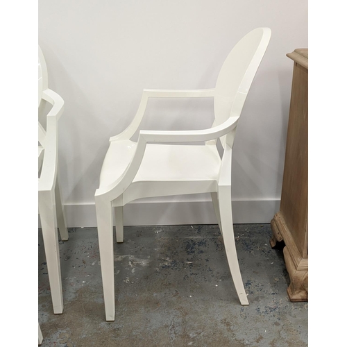 304 - KARTELL LOUIS GHOST CHAIRS, a set of six, by Philippe Starck, 92cm H. (6)