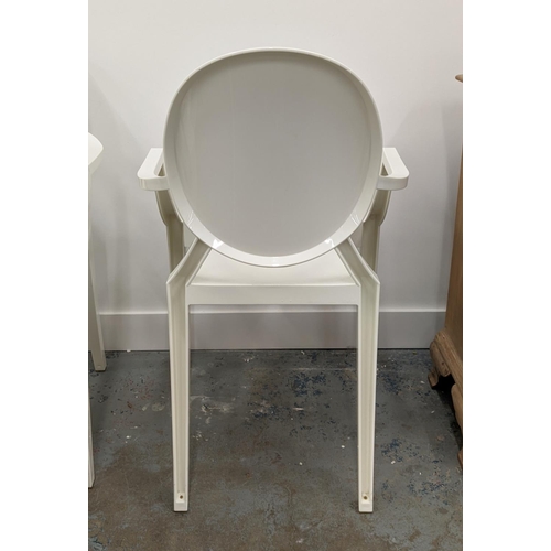 304 - KARTELL LOUIS GHOST CHAIRS, a set of six, by Philippe Starck, 92cm H. (6)