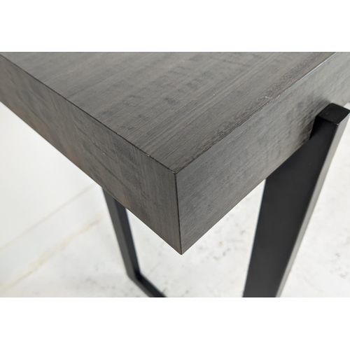 394 - LINLEY GRAFT HALL CONSOLE TABLE, by Simon Hasaw, 160cm x 43.5cm x 85cm.