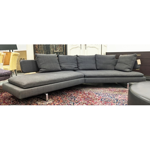 387 - B&B ITALIA ARNE SOFA, by Antonio Citterio, 280cm W x 67cm H.