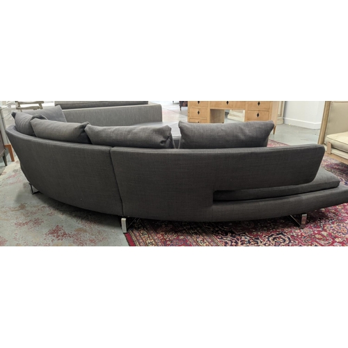 387 - B&B ITALIA ARNE SOFA, by Antonio Citterio, 280cm W x 67cm H.