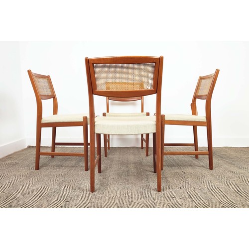 386 - SKARABORGS MÖBELINDUSTRI CHAIRS, a set of four, 79cm H. (4)