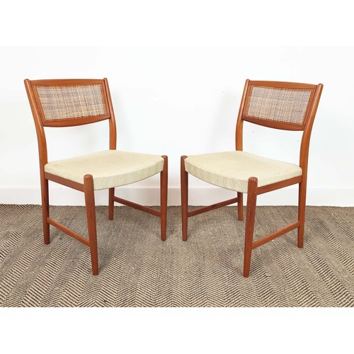 386 - SKARABORGS MÖBELINDUSTRI CHAIRS, a set of four, 79cm H. (4)