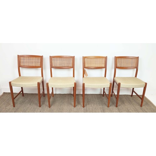 386 - SKARABORGS MÖBELINDUSTRI CHAIRS, a set of four, 79cm H. (4)