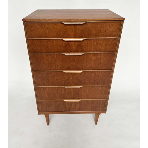 281 - AUSTINSUITE CHEST OF DRAWERS, by Frank Guille, 78cm W x 40cm D x 81cm H.