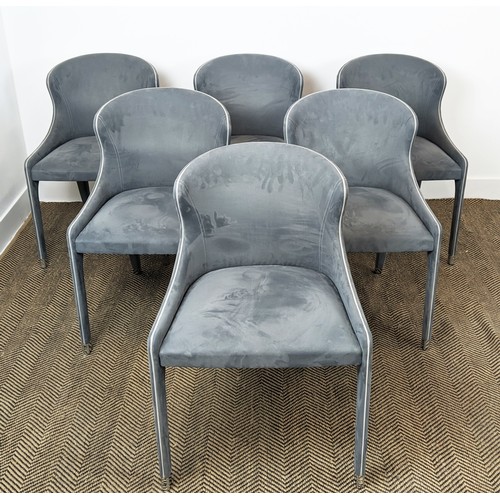 395 - ROCHE BOBOIS STEEPLE CHAIRS, a set of six, by Enrico Franzolini, 78cm H approx. (6)