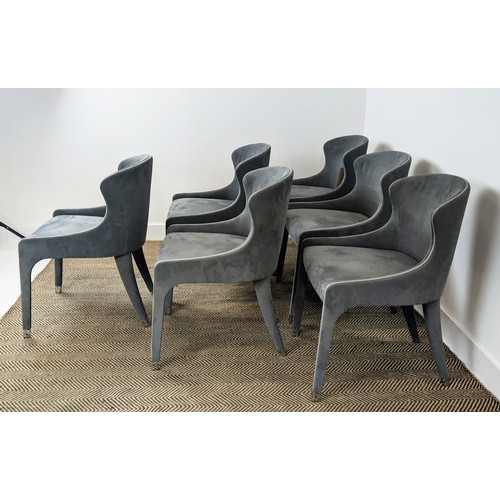 395 - ROCHE BOBOIS STEEPLE CHAIRS, a set of six, by Enrico Franzolini, 78cm H approx. (6)