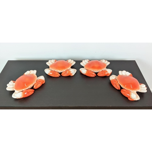 313 - WALL RELIEF CRABS, glazing ceramic, 29cm x 23cm approx.