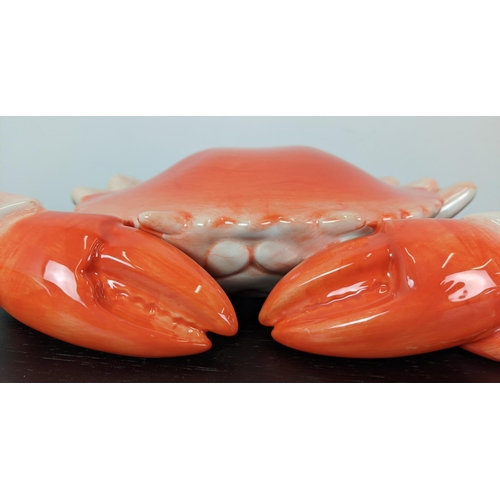 313 - WALL RELIEF CRABS, glazing ceramic, 29cm x 23cm approx.