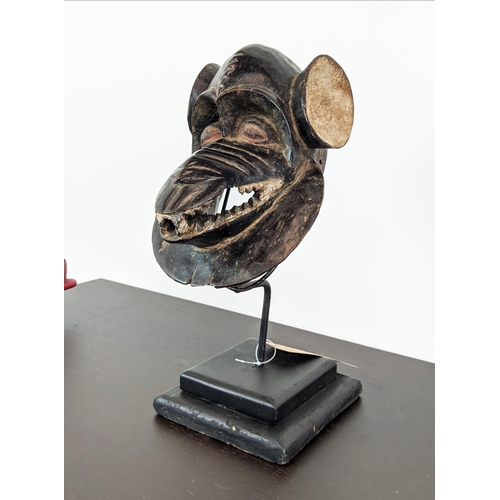 2 - BAOULE MONKEY MASK, Ivory Coast, 48cm H.