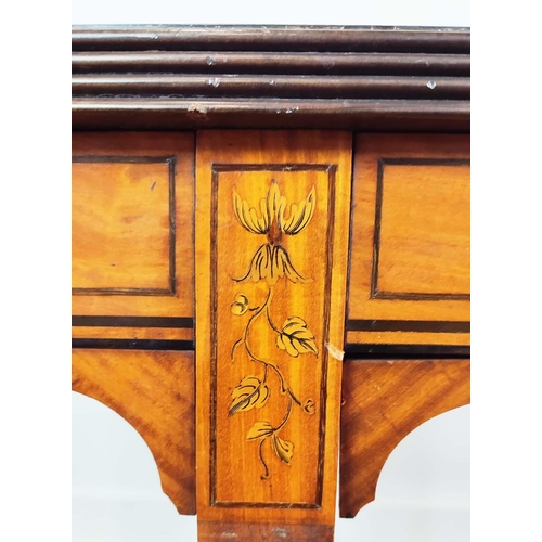 88 - CENTRE TABLE, Edwardian satinwood and penwork marquetry, circa 1905 with shaped octagonal top, 73cm ... 