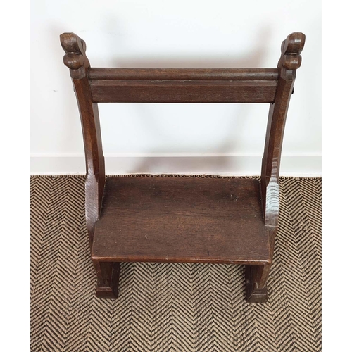 139 - GOTHIC REVIVAL CHAIRS, a pair, Victorian oak, 79cm H x 59cm W x 44cm D. (2)