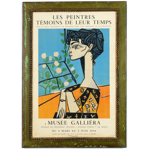 52 - PABLO PICASSO, Jacqueline – Les peintres temoins de Leur Temps, printed by Mourlot of Paris 1956, 72... 
