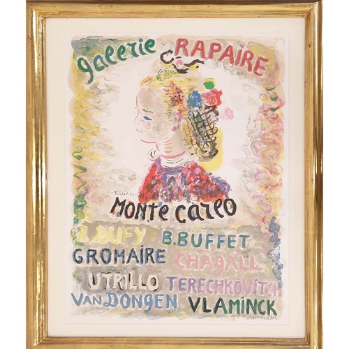49 - CONSTANTIN TERECHKOVITCH (1902-1978), 'Monte Carlo', signed and numbered 68/150, 63cm x 46cm, framed... 