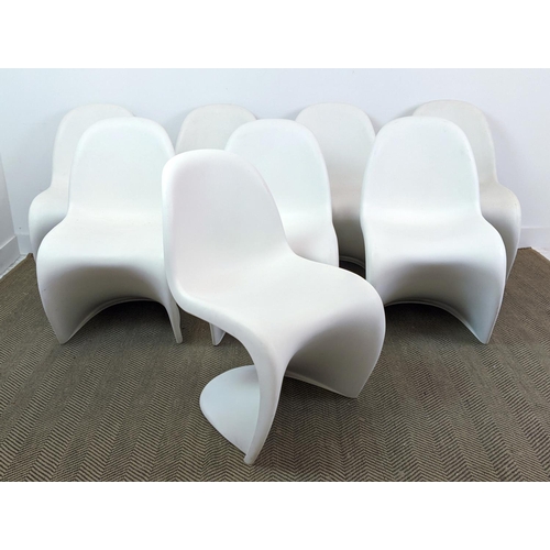 419 - VITRA PANTON CHAIRS, a set of eight by Verner Panton, 81.5cm H approx. (8)