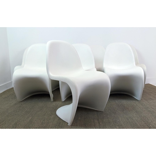 419 - VITRA PANTON CHAIRS, a set of eight by Verner Panton, 81.5cm H approx. (8)