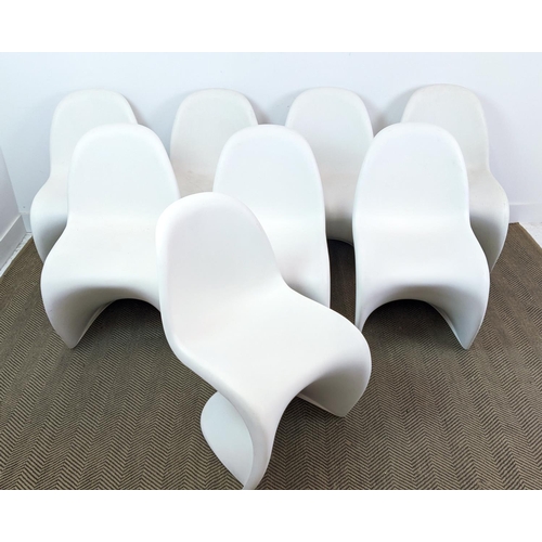 419 - VITRA PANTON CHAIRS, a set of eight by Verner Panton, 81.5cm H approx. (8)