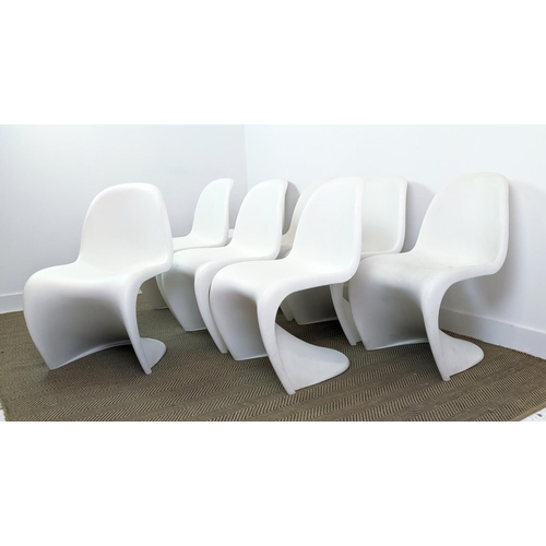 419 - VITRA PANTON CHAIRS, a set of eight by Verner Panton, 81.5cm H approx. (8)