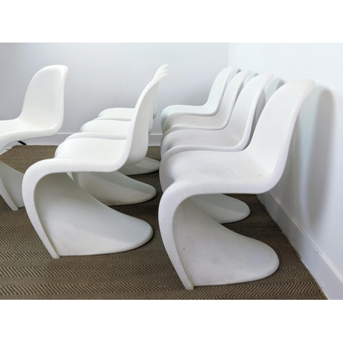 419 - VITRA PANTON CHAIRS, a set of eight by Verner Panton, 81.5cm H approx. (8)