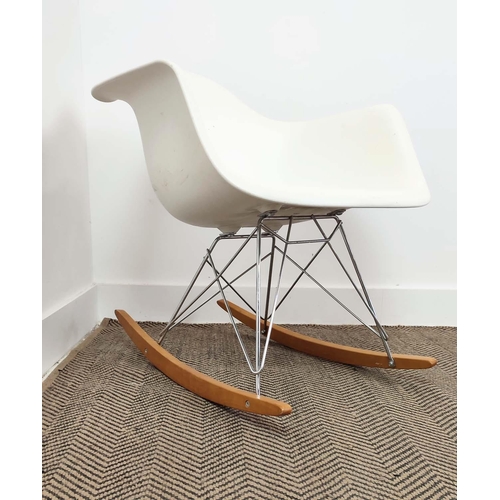 420 - VITRA RAR ROCKING CHAIR by Charles and Ray Eames, 67cm H.