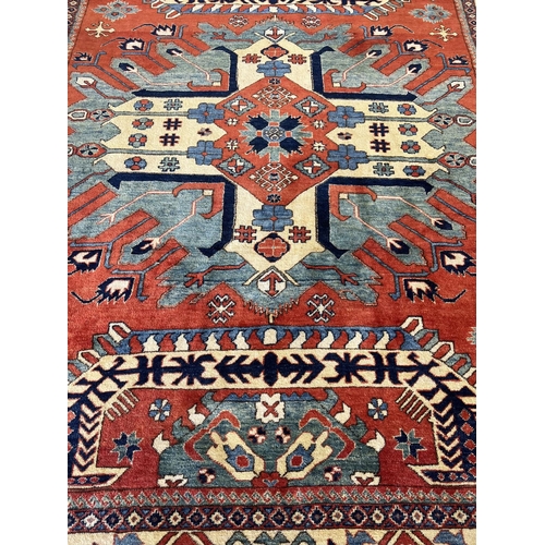 130 - FINE EAGLE KAZAK CARPET, 315cm x 255cm.