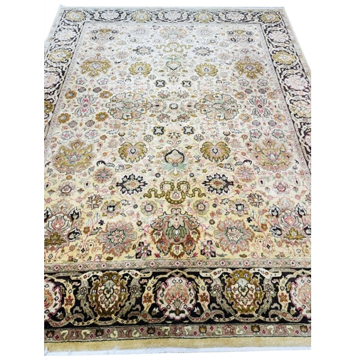 142 - FINE SAFAVID DESIGN AGRA CARPET, 294x253cm.