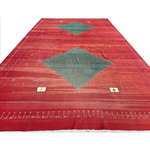 145 - FINE VINTAGE MOROCCAN KILLIM, 548cm x 330cm.