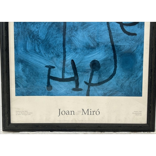 17 - AFTER JOAN MIRO (Spanish 1893-1983), 'Pintura 1953', lithographic poster for the Joan Miro foundatio... 