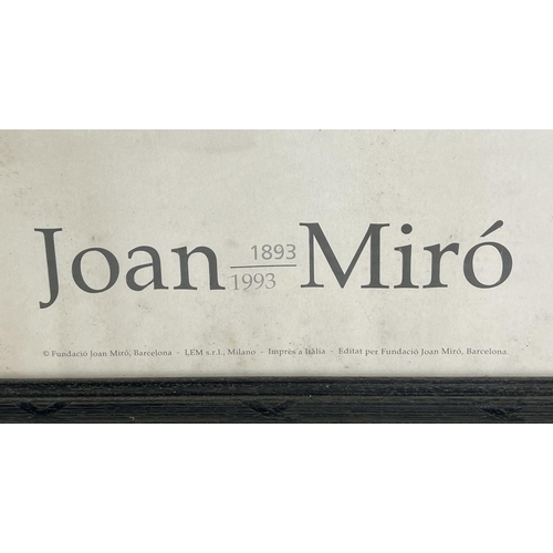17 - AFTER JOAN MIRO (Spanish 1893-1983), 'Pintura 1953', lithographic poster for the Joan Miro foundatio... 
