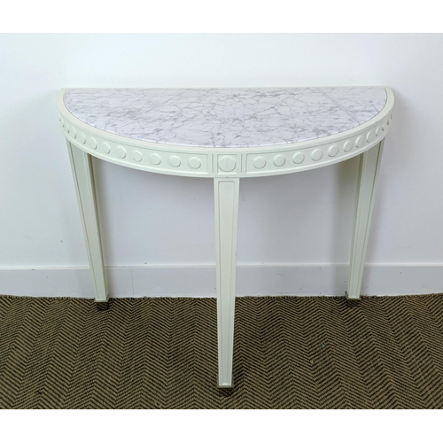 303 - JONATHAN ADLER CONSOLE TABLE, 91.5cm W x 46cm D x 74cm.