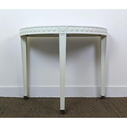 303 - JONATHAN ADLER CONSOLE TABLE, 91.5cm W x 46cm D x 74cm.