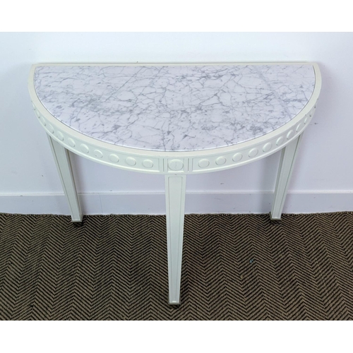 303 - JONATHAN ADLER CONSOLE TABLE, 91.5cm W x 46cm D x 74cm.