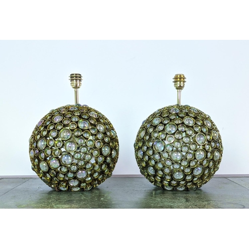 318 - BEST & LLOYD ANEMONE TABLE LAMPS, a pair, 39cm H approx. (2)