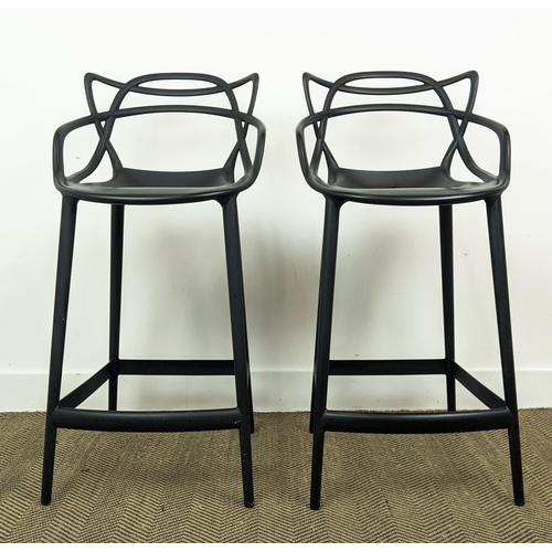 349 - KARTELL MASTERS STOOLS, a pair, Philippe Starck and Eugeni Quituet, 99.5cm H. (2)