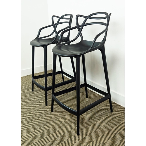 349 - KARTELL MASTERS STOOLS, a pair, Philippe Starck and Eugeni Quituet, 99.5cm H. (2)