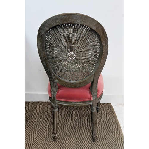 358 - OKA WASHAKIE CHAIRS, a set of eight, 97cm H approx. (8)