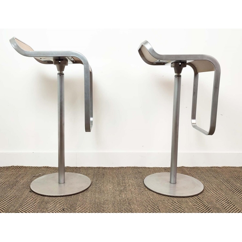 381 - LAPALMA LEM STOOLS, a pair, by Shin & Tomoko Azumi, 87cm H. (2)