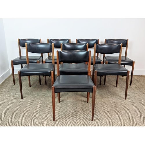 392 - DINING CHAIRS, a set of eight, vintage 20th century Dutch, 77cm H approx. (8)