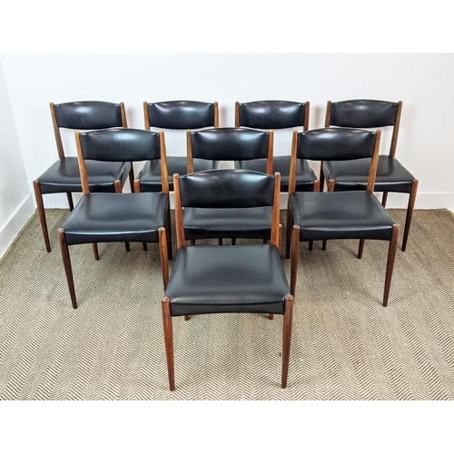 392 - DINING CHAIRS, a set of eight, vintage 20th century Dutch, 77cm H approx. (8)