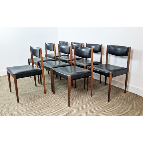 392 - DINING CHAIRS, a set of eight, vintage 20th century Dutch, 77cm H approx. (8)