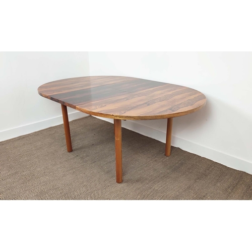 396 - DINING TABLE, vintage 20th century, extendable butterfly leaf design, 182.5cm x 120.5cm x 73cm.