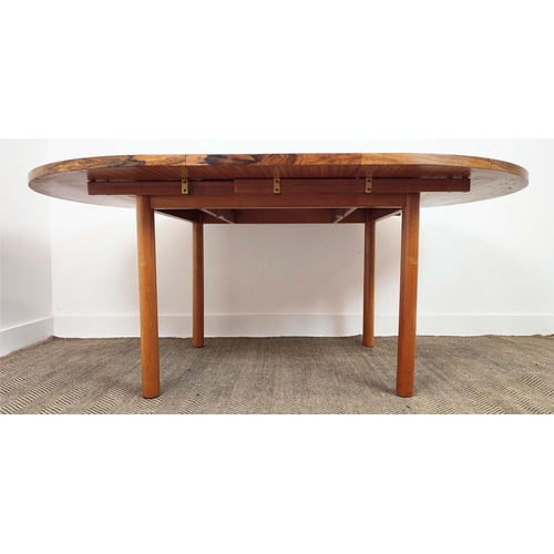 396 - DINING TABLE, vintage 20th century, extendable butterfly leaf design, 182.5cm x 120.5cm x 73cm.