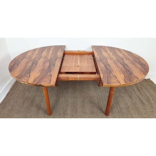 396 - DINING TABLE, vintage 20th century, extendable butterfly leaf design, 182.5cm x 120.5cm x 73cm.