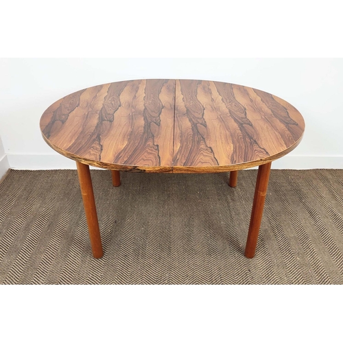 396 - DINING TABLE, vintage 20th century, extendable butterfly leaf design, 182.5cm x 120.5cm x 73cm.