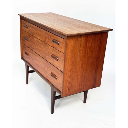 401 - YOUNGER CODAN CHEST OF DRAWERS, by John Herbert vintage 1960's English, teak and afromosia with thre... 