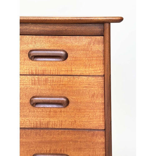 401 - YOUNGER CODAN CHEST OF DRAWERS, by John Herbert vintage 1960's English, teak and afromosia with thre... 