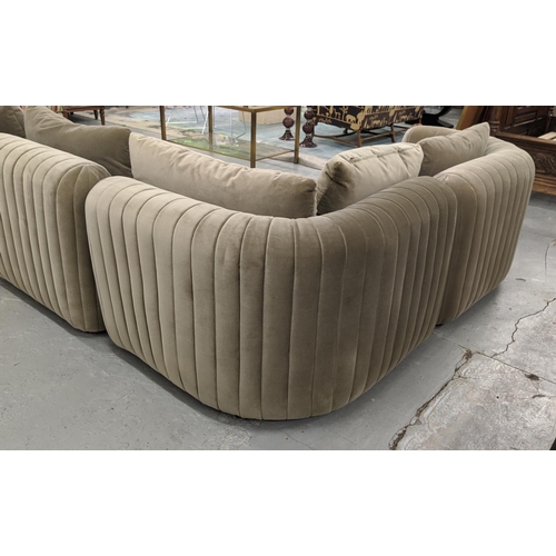 320 - SOHO HOME VIVIENNE MODULAR SOFA, 400cm x 210cm x 80cm approx.